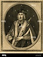 Antiguo grabado en 1787, el rey Enrique VII. Enrique VII (1457-1509 ...