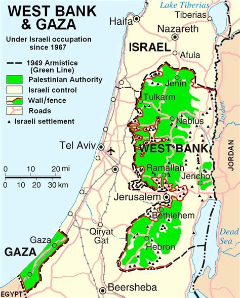 IsraeliPalestinian Conflict Maps On The Web