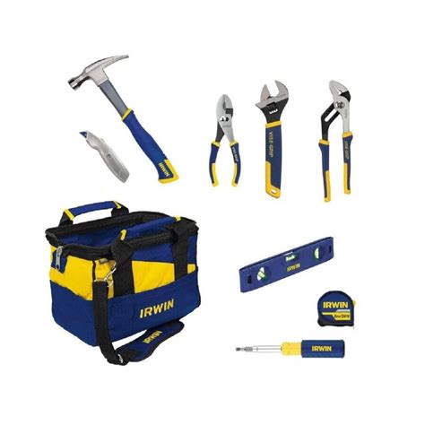 Shop Irwin 9 Piece Household Tool Set With Soft Case At