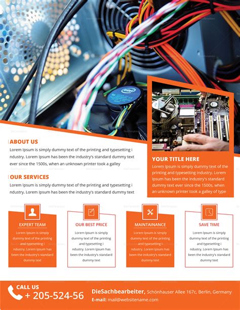 A computer and mobile repair flyer is a specific kind of flyer that mainly contains details regarding computer and mobile repair services. Skilled Computer Repair Flyer Design Template in PSD, Word ...