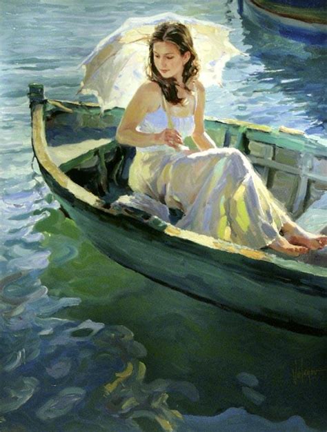 Vladimir Volegov On The Lake Painting Framed Paintings For Sale