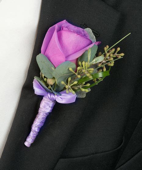 About Lavender Rose Boutonniere From Walter Knoll Florist In Saint