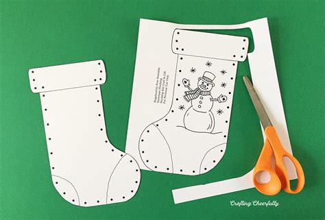 Christmas Stocking Craft For Kids Crafting Cheerfully