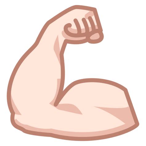 💪🏻 Flexed Biceps Light Skin Tone On Emojidex 1034