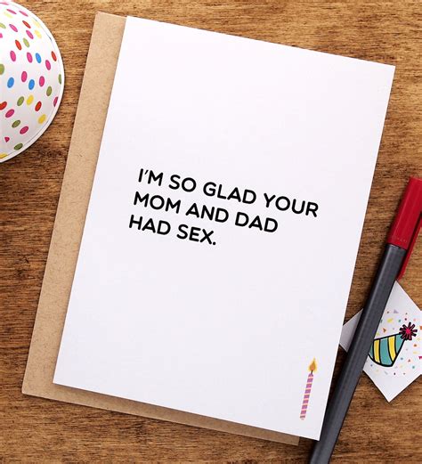 Dirty Birthday Card For Him Funny Birthday Card For Her