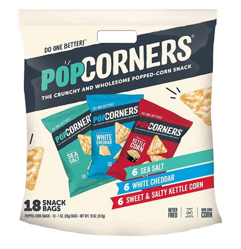 Popcorners Gluten Free Chips Snack Packs Variety Pack Only 1039