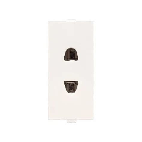 White Electrical 2 Pin Socket At Rs 21piece In Morbi Id 21260963912