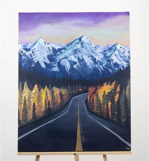 Rocky Mountain Road Print Etsy In 2020 Mountain Wall Art Nature