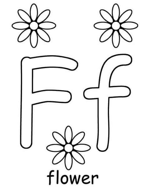 11 Letter F Printable Preschool Worksheets And Coloring Pages A Crafty Life