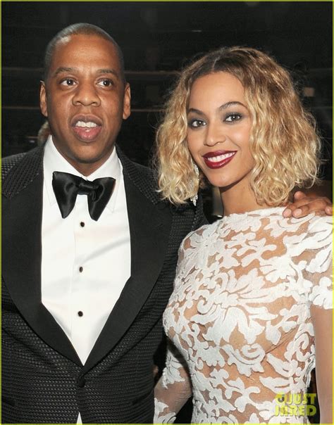 Celeb Diary Beyonce Posing With Her Husband Jay Z In The Audience At