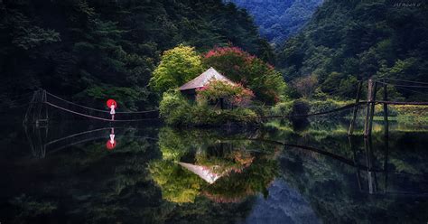 Stunning Reflected Landscapes Capture The Beauty Of South Korea Bored Panda
