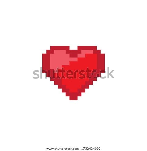 Love Pixel Art Design Logo Vector Stock Vector Royalty Free