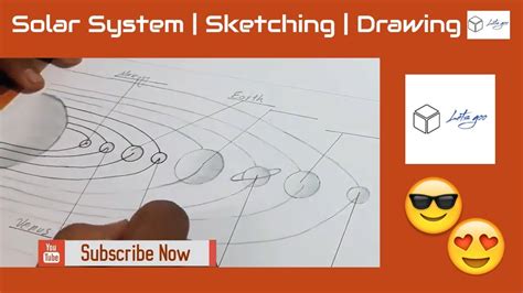 Solar System How To Draw Solar System Easy With Pencil Sketching