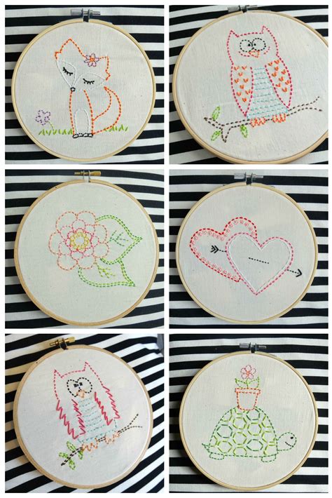 15 Easy Embroidery Designs For Beginners Pilar Rubio