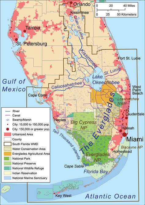 Florida Bay Wikipedia Map Of Southern Florida Gulf Side Printable