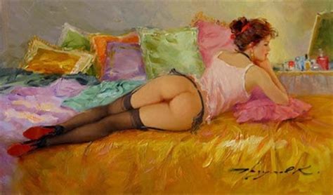 Reclining Nude By Konstantin Razumov On Artnet