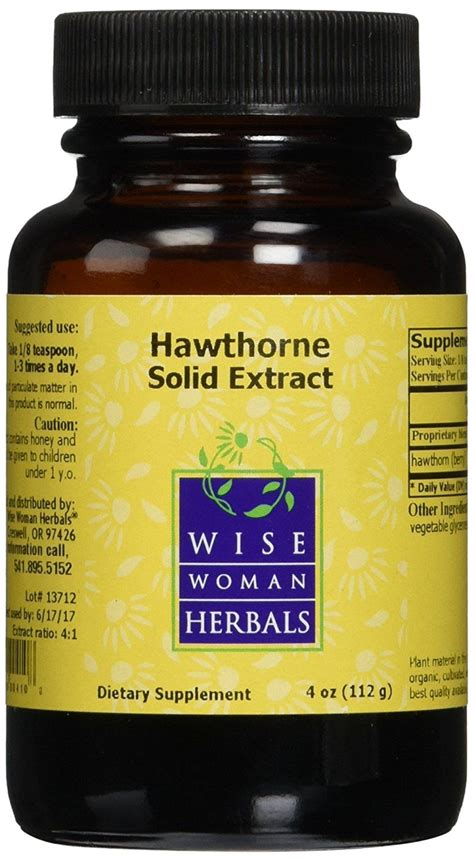 Wise Woman Herbals Hawthorne Solid Extract 4 Oz Wow I Love This