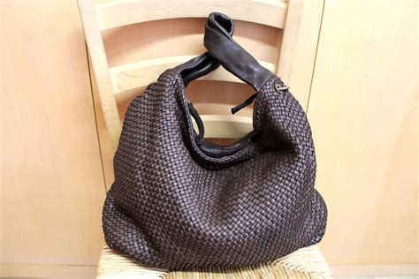 Woven Leather Handbag Italy Leather Bag Woven Soft Leather Etsy