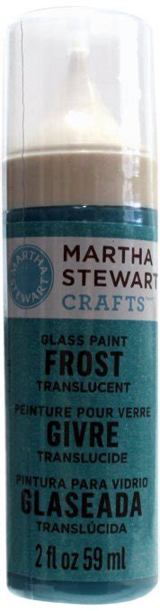 Martha Stewart Frost Translucent Glass Paint 2 Ounce Surf Glass