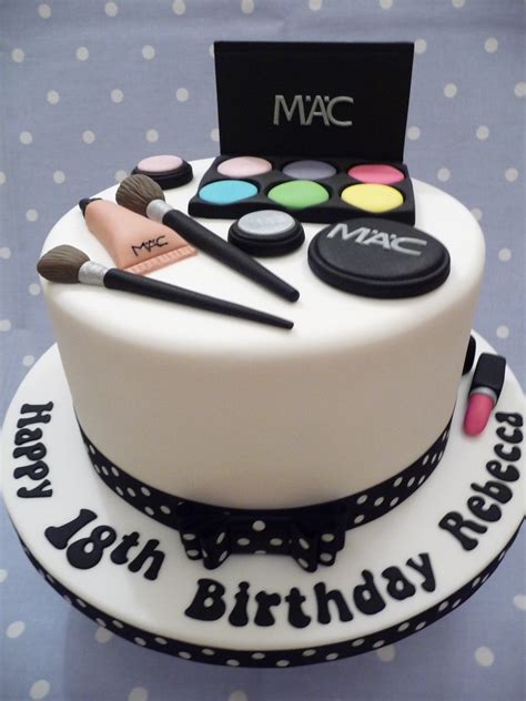 This awesome makeup themed cake was created for a sweet 16 birthday party. MAC Makeup Cake | 18th Birthday cake , for a young lady ...