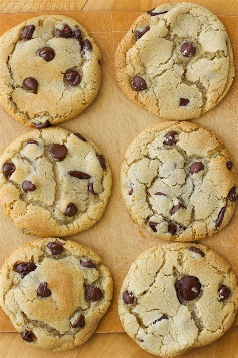 No baking powder or baking soda required for these cookies! Perfect Chocolate Chip Cookies (The BEST!) - Life Made Simple