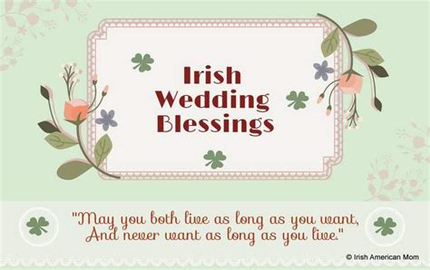 Irish Wedding Blessings Irish American Mom