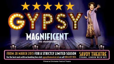 Trailer For Gypsy Savoy Theatre 2015 Atg Tickets Savoy Theatre Gypsy Savoy