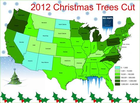 Where Your Christmas Tree Comes From Mci Maps Christmas Florida Map