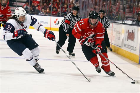 Us And Canadian Womens Hockey Brings Plenty Of Heat To The Ice