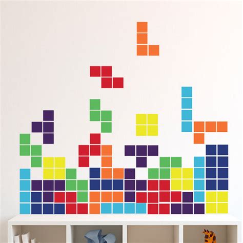 Tetris Wall Decal Shop Decals At Dana Decals