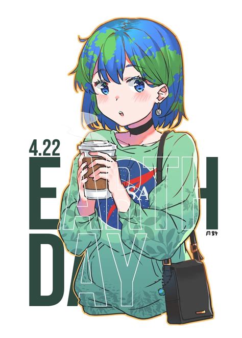 Earth Chan Original Drawn By Tsukino Nakajimaseiki Danbooru