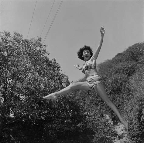 Rita Moreno Jumping In A Bikini Bygonely