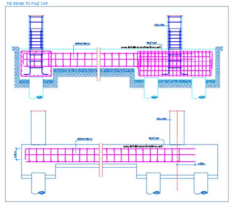 Pile Cap And Ground Beam Detail New Images Beam