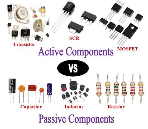 Difference Between Active And Passive Components Passive Electronic