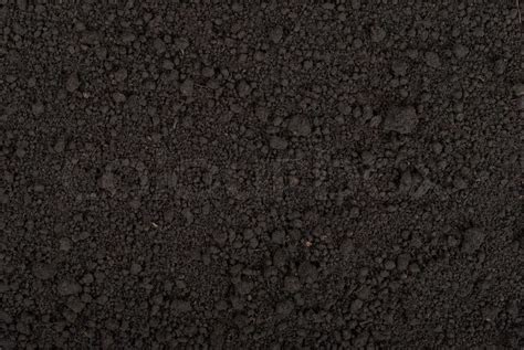 Black Soil Texture Stock Photo Colourbox