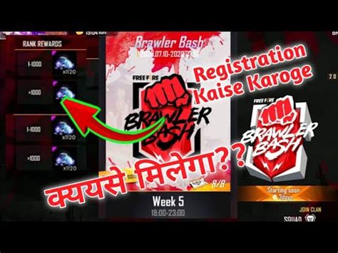 In addition, its popularity is due to the fact that it is a game that can be played by anyone, since it is a mobile game. How To Registration Brawler Bash Tournament||Free Fire ...