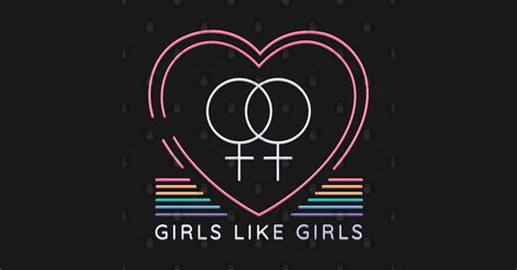 Girls Like Girls T Idea Women Lesbian Love Heart Lesbian Pride