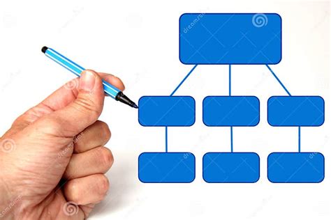 Diagrama En Blanco Stock De Ilustración Ilustración De Procesos 20337848