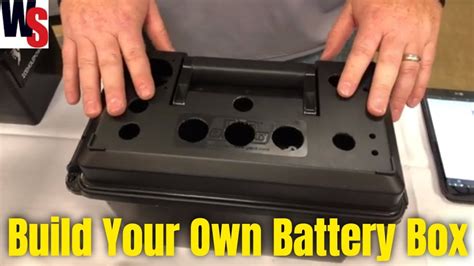 Build Your Own Battery Box With Ice Hole Power Diy Deluxe Battery Box Kit