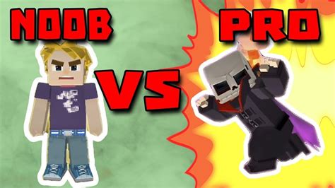 Noob Vs Pro Most Epic Fight In Bed Wars BloСkman Go Youtube