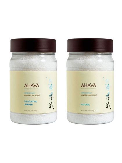 Hydrating Bath Salt Duo Juniper Natural By Ahava At Gilt Cruelty