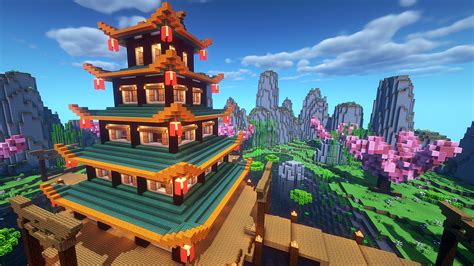 Japanese Temple Minecraft