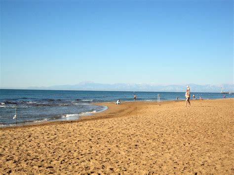 Beach And Mediterranean Sea Landscape In Turkey Image Free Stock