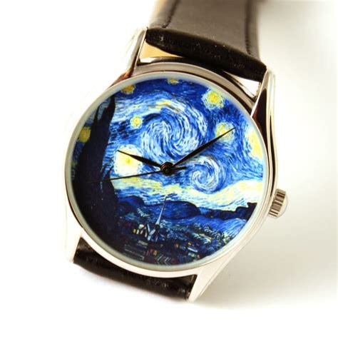 Van Gogh Starry Night Watch Klassische Armbanduhr Uhren Armbanduhr