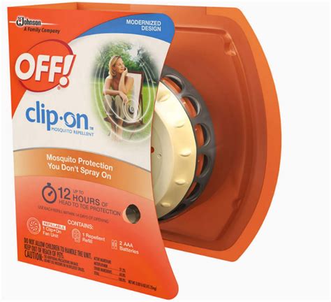 Off Clip On Mosquito Repellent Fan Unit 1 Ea Pack Of 6 Walmart