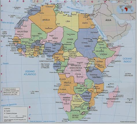 Lista 100 Foto Mapa Del Continente Africano Con Division Politica Y