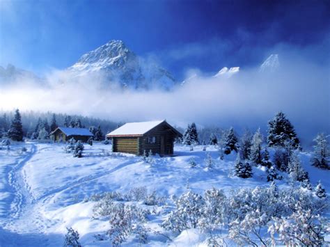 Winter House Wallpaper Wallpapers Hd Wallpapers 87777