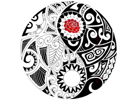 maori yin yang commission by ikaikadesign on deviantart yin yang tattoos circle tattoos ying