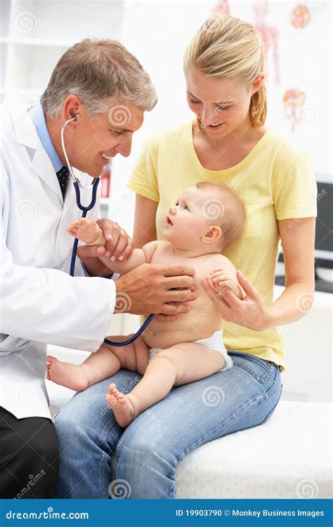 Pediatrician With Baby Stock Photo Image Of Healthcare 19903790