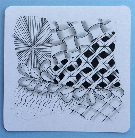 Zentangle By Czt Nancy Domnauer Tangled Up In You Zentangle Drawings